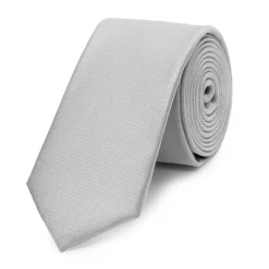 Cravate fine pure soie lisse