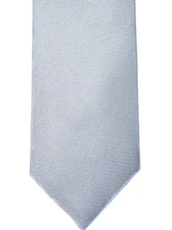 Cravate fine pure soie lisse