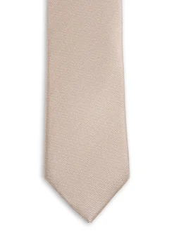 Cravate fine pure soie lisse
