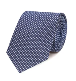 Cravate pure soie à puces