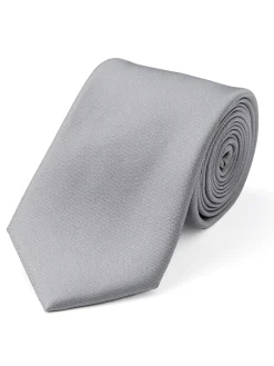 Cravate pure soie lisse
