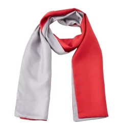 Foulard en pure soie bicolore