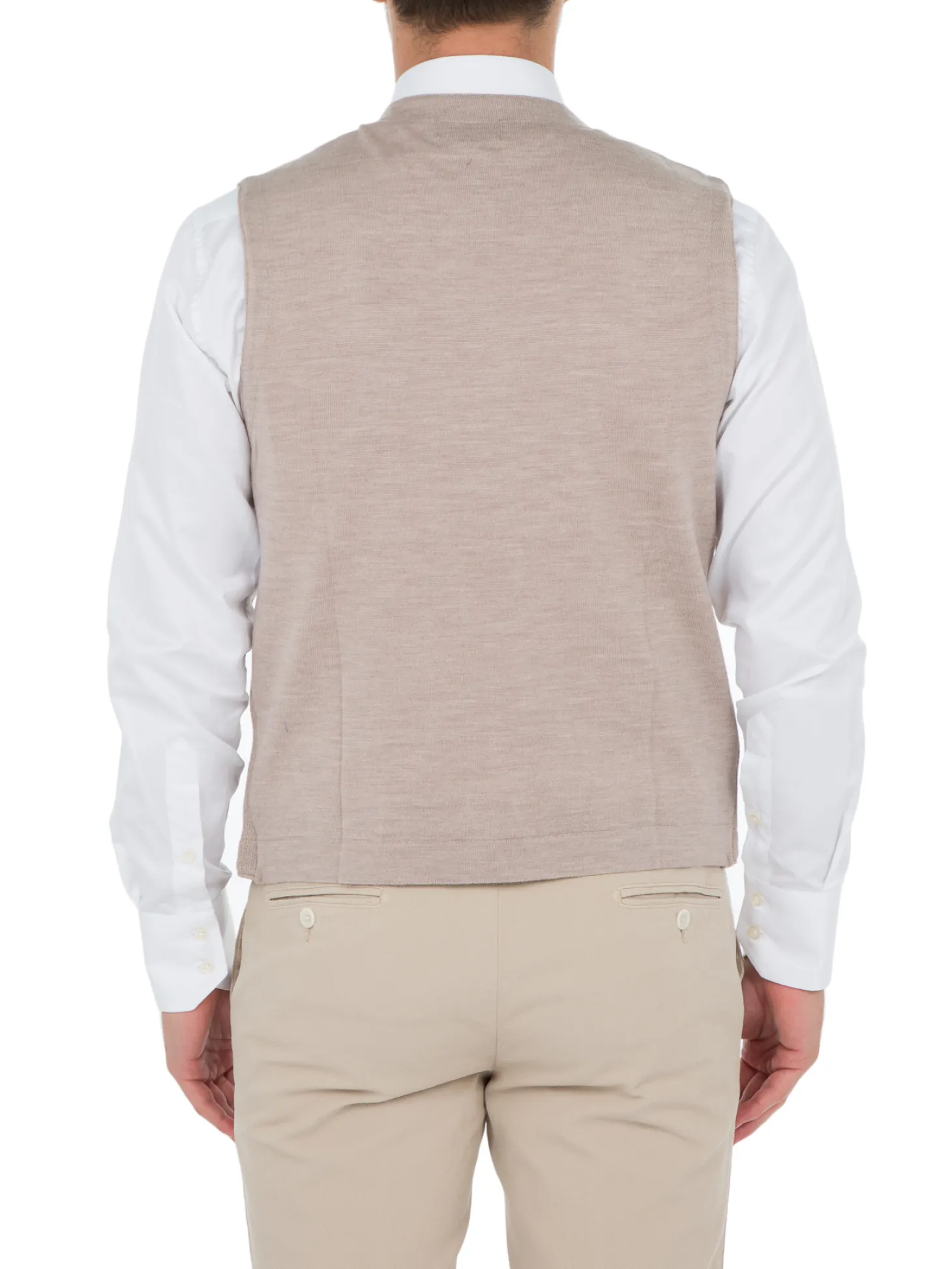 Gilet pure laine mérinos sans manches Vianey