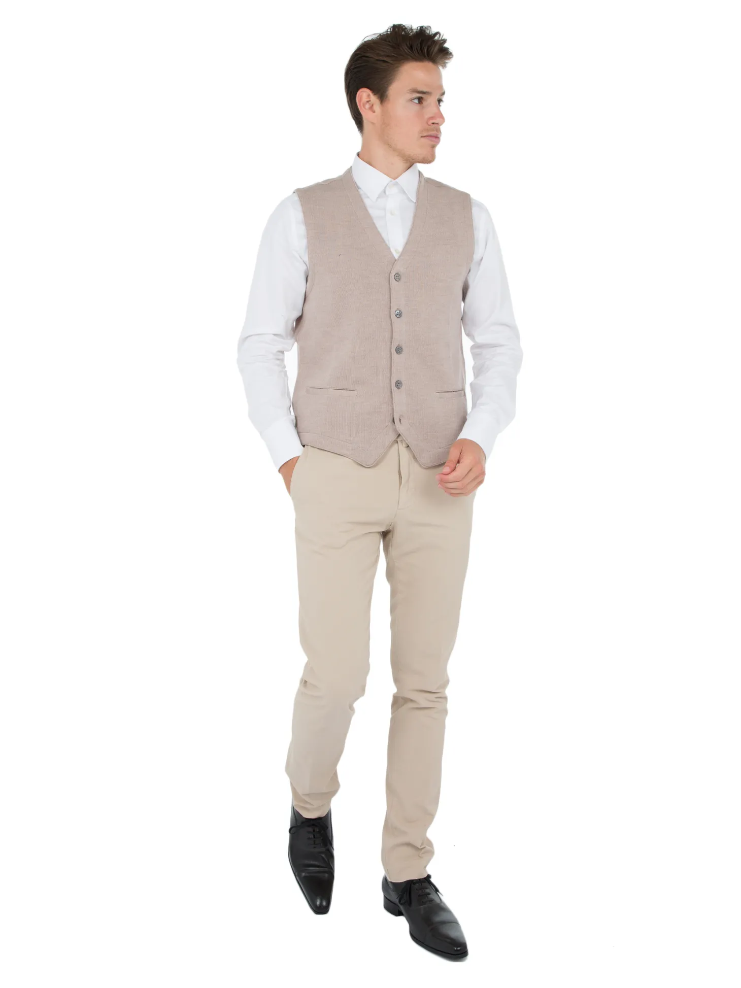 Gilet pure laine mérinos sans manches Vianey