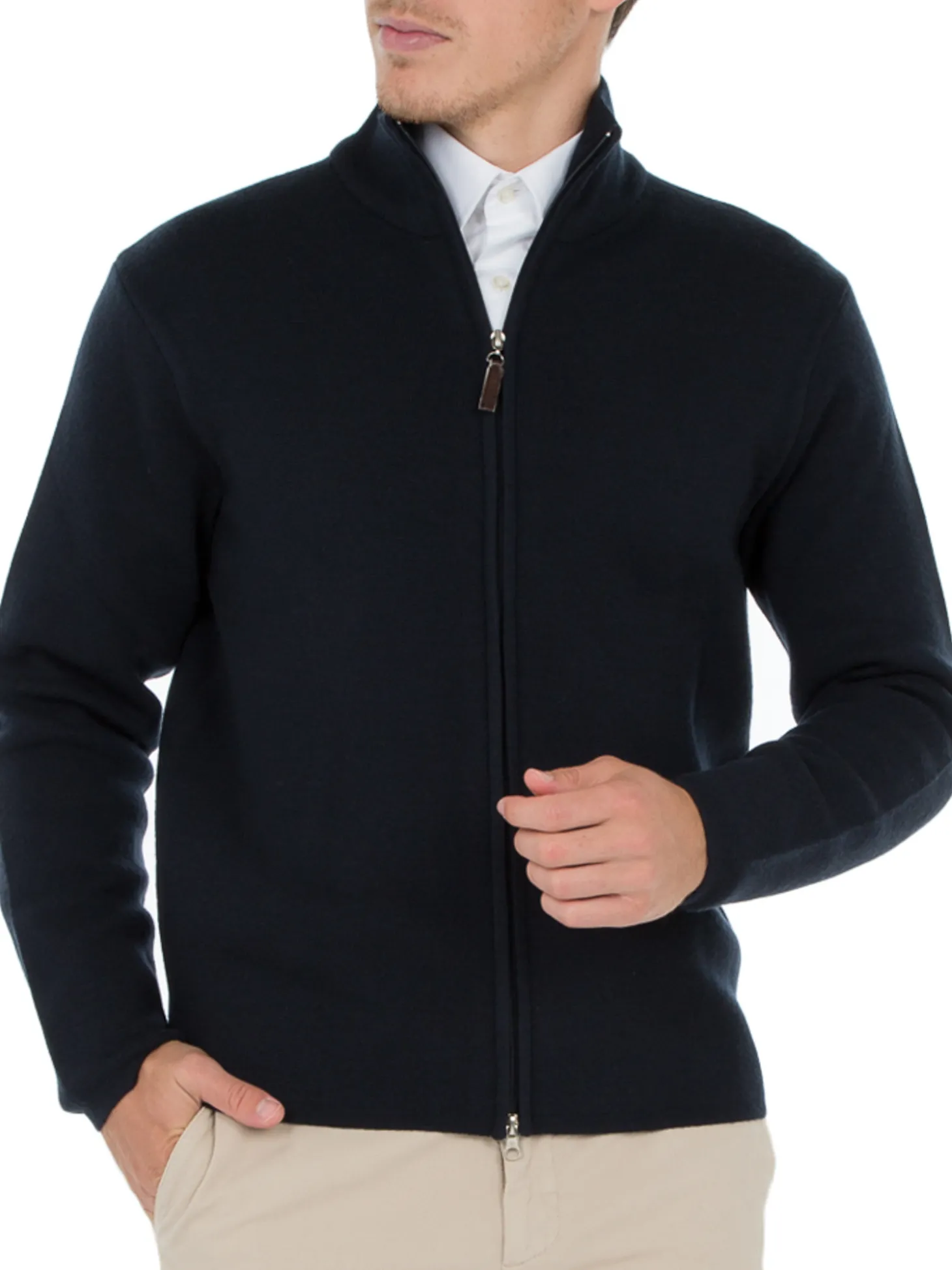 Gilet pure laine Viny mérinos zip