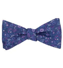Noeud papillon fantaisie en pure soie