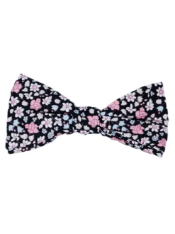 Noeud papillon Flowers en coton