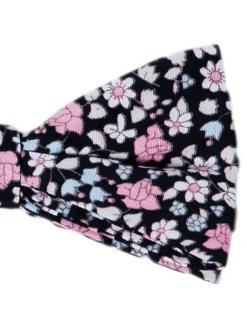 Noeud papillon Flowers en coton
