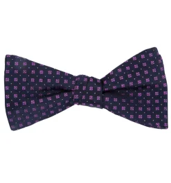 Noeud papillon Motifs Géométrie en pure soie