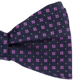Noeud papillon Motifs Géométrie en pure soie