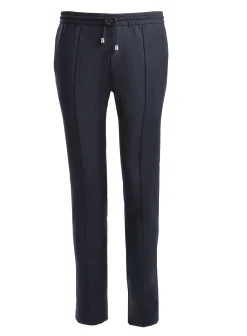 Pantalon Dany fuselé à cordon en pure laine Vitale Barberis Canonico Super 110's