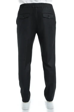 Pantalon Dany fuselé à cordon en pure laine Vitale Barberis Canonico Super 110's