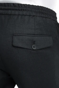Pantalon Dany fuselé à cordon en pure laine Vitale Barberis Canonico Super 110's