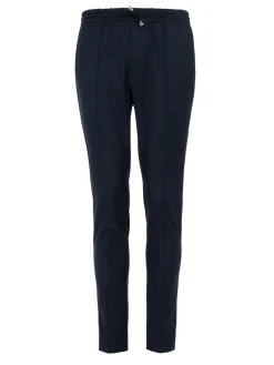 Pantalon Dany fuselé à cordon en pure laine Vitale Barberis Canonico Super 110's