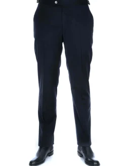 Pantalon homme tour de taille réglable en pure laine Vitale Barberis Canonico