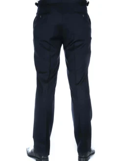 Pantalon homme tour de taille réglable en pure laine Vitale Barberis Canonico