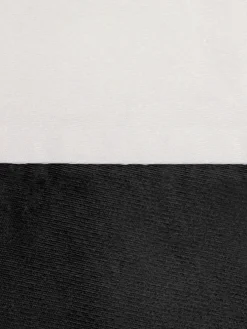 Pochette de costume en pure soie bicolore unie