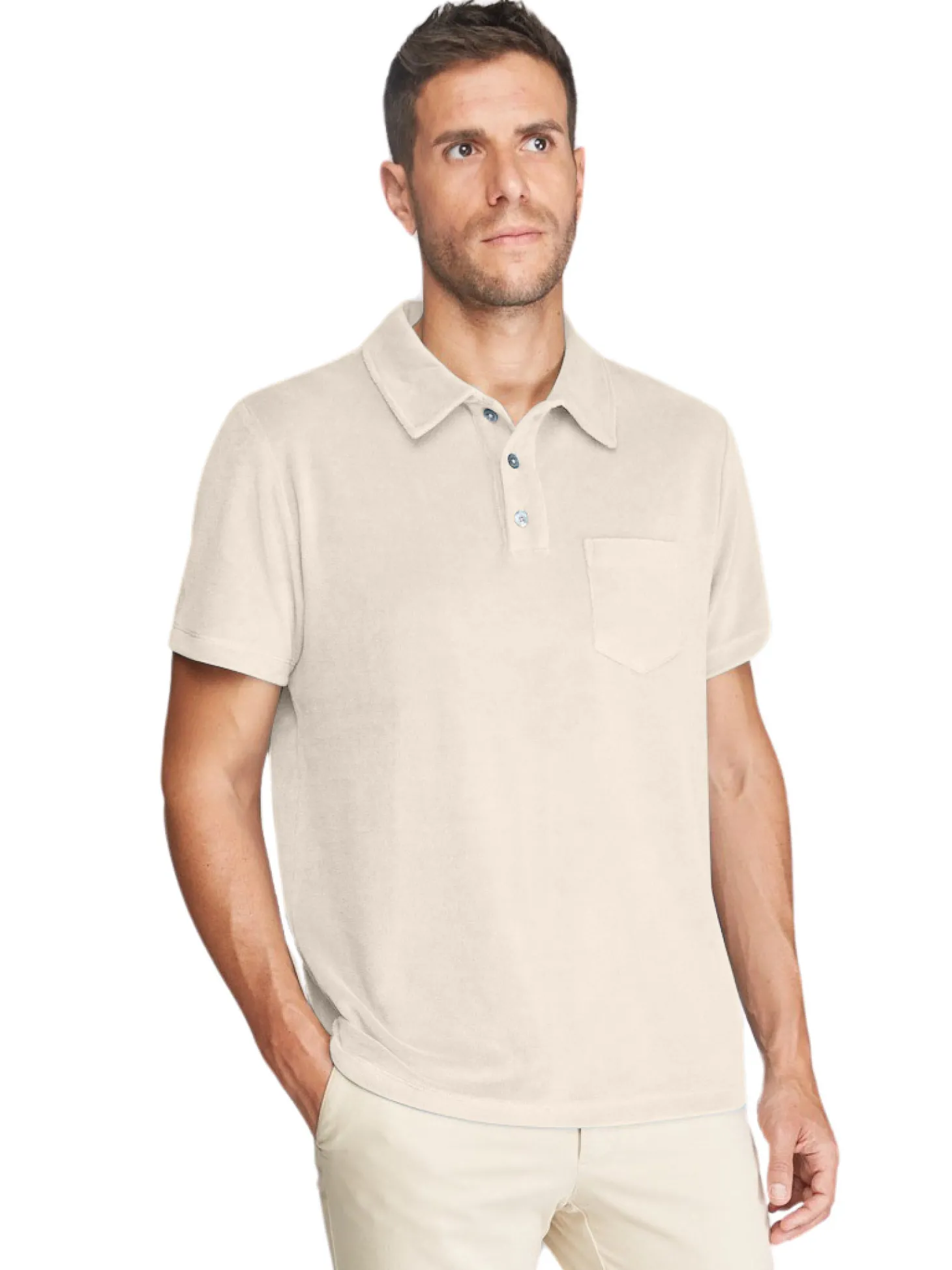 Polo éponge en coton Greg