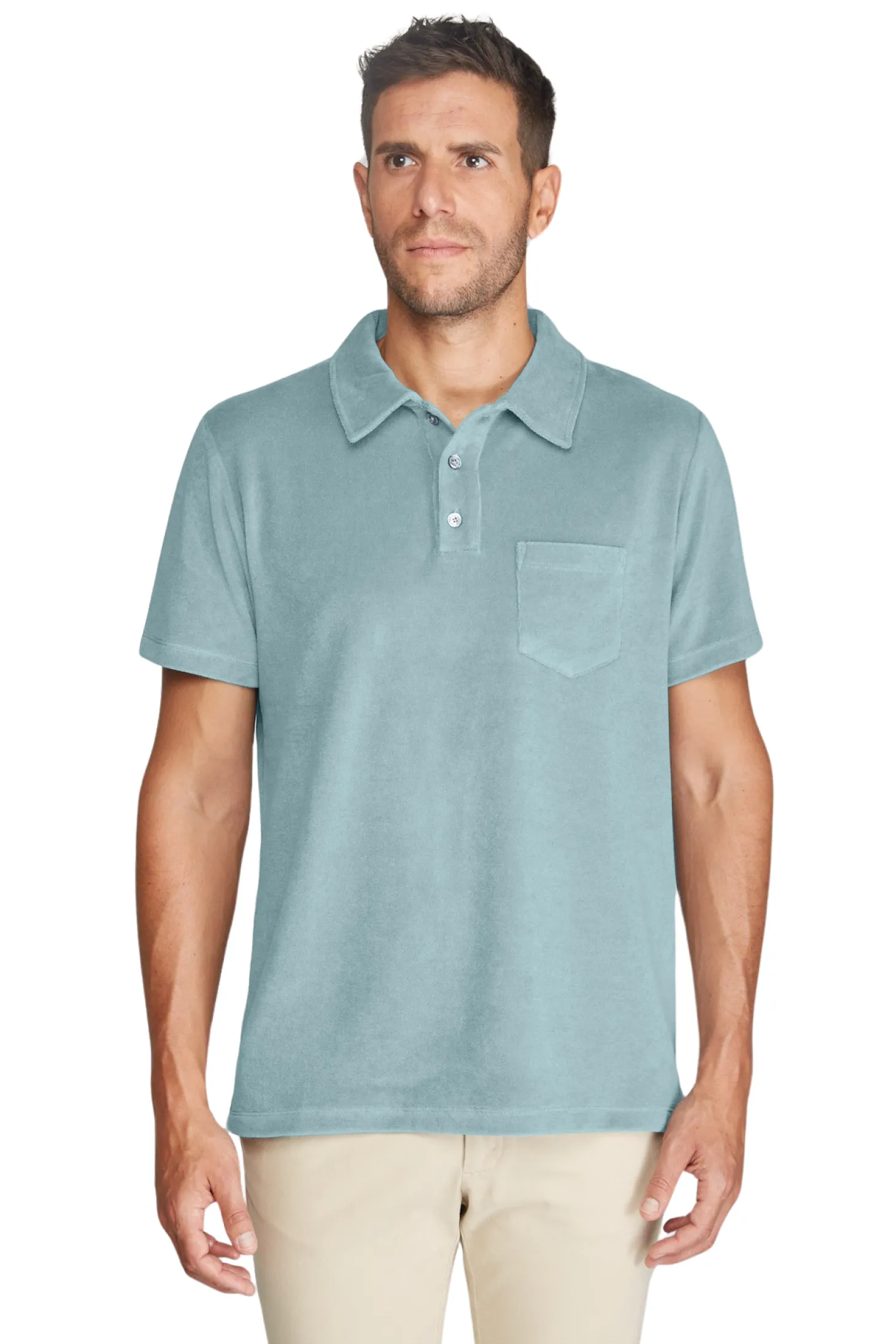Polo éponge en coton Greg