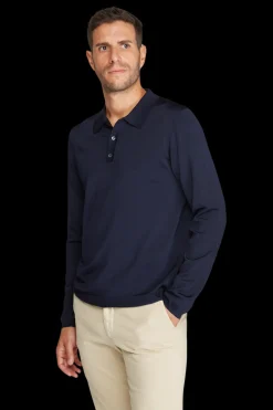 Polo Valerian en viscose manches longues