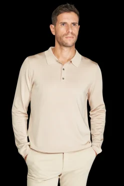 Polo Valerian en viscose manches longues
