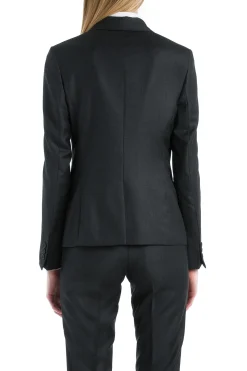 Tailleur cintré pure laine pantalon cigarette Super 110's Vitale Barberis Canonico