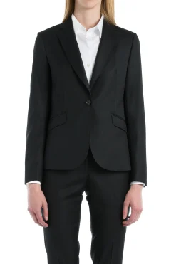 Tailleur cintré pure laine pantalon cigarette Super 110's Vitale Barberis Canonico
