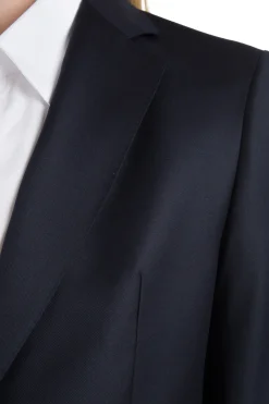 Tailleur cintré pure laine pantalon cigarette Super 110's Vitale Barberis Canonico