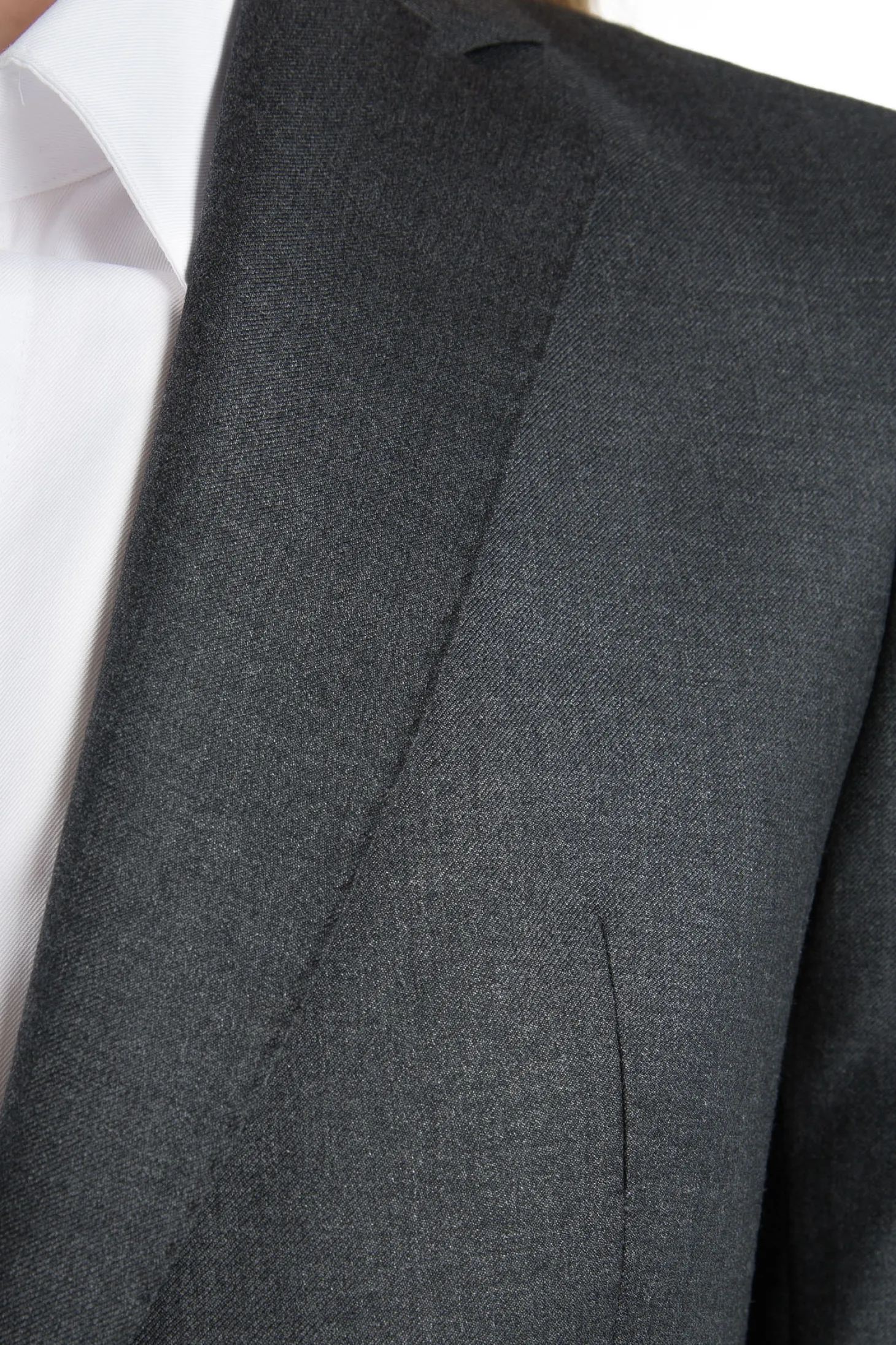 Tailleur cintré pure laine pantalon cigarette Super 110's Vitale Barberis Canonico