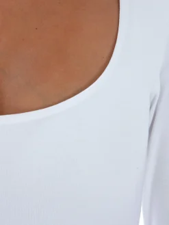 T-shirt stretch col carré manches 3/4 Carry