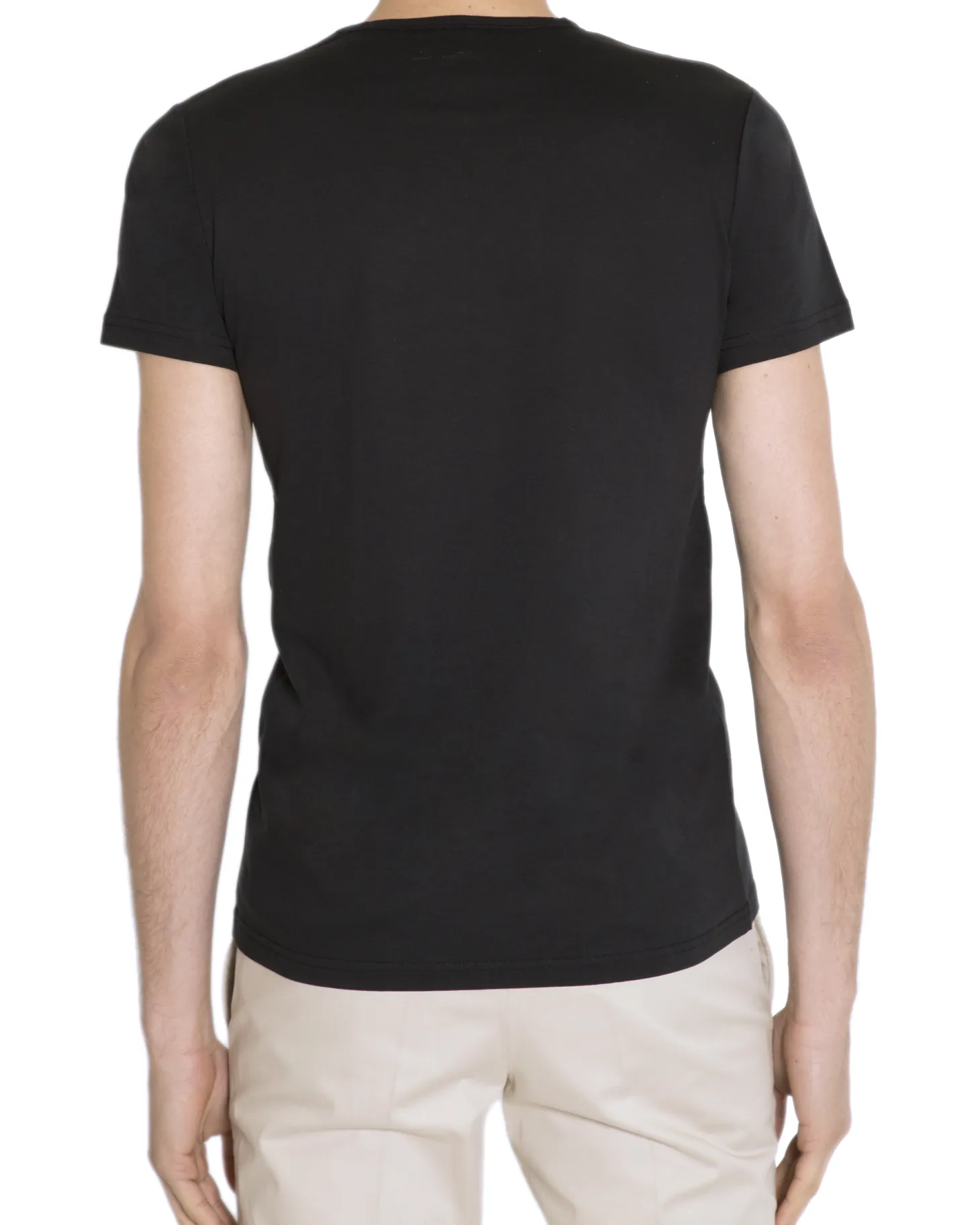 T-shirt Vino en fil d'Écosse col rond