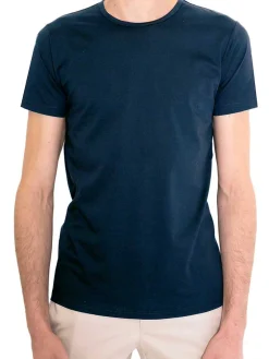T-shirt Vino en fil d'Écosse col rond