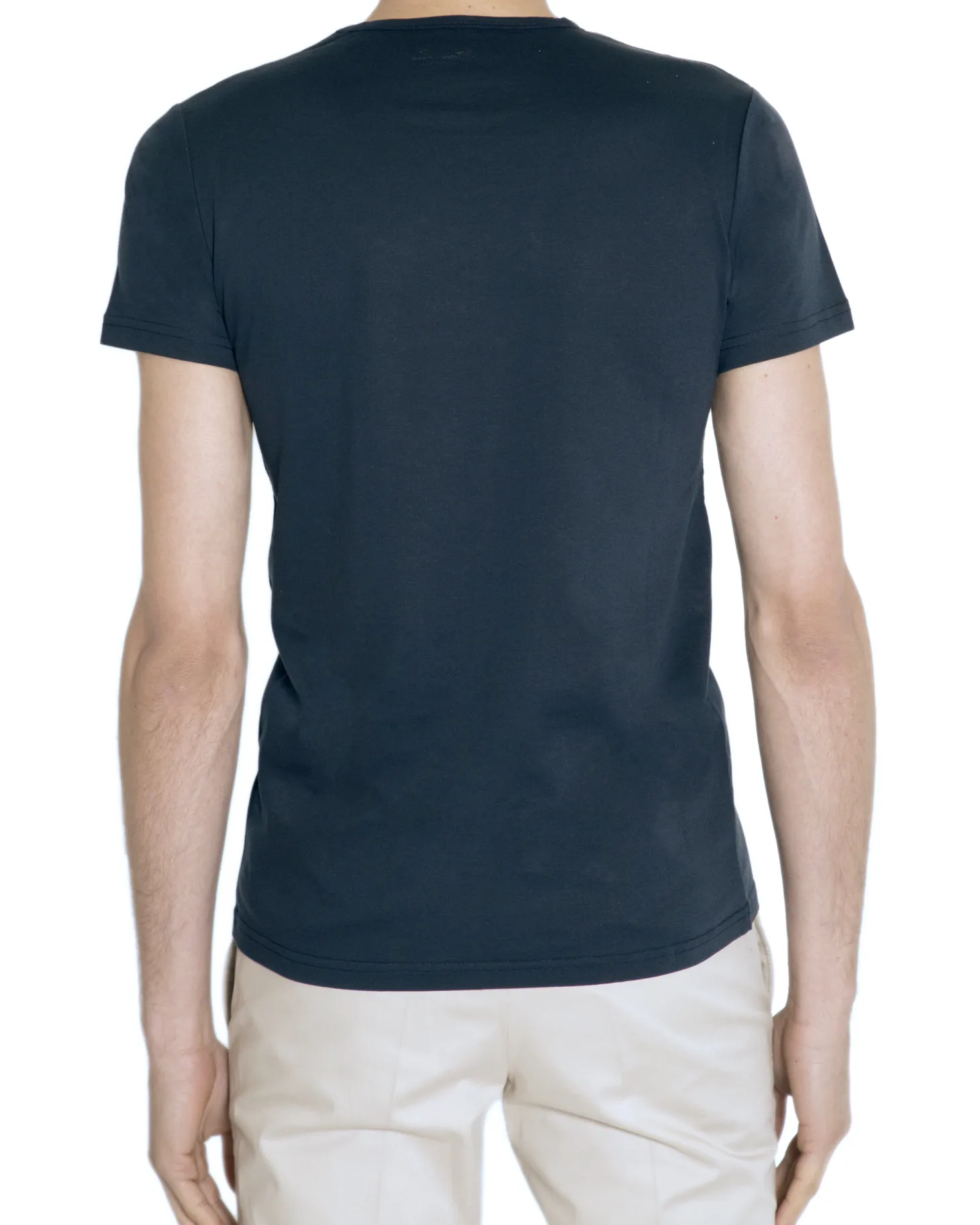 T-shirt Vino en fil d'Écosse col rond