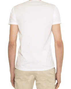 T-shirt Vino en fil d'Écosse col rond