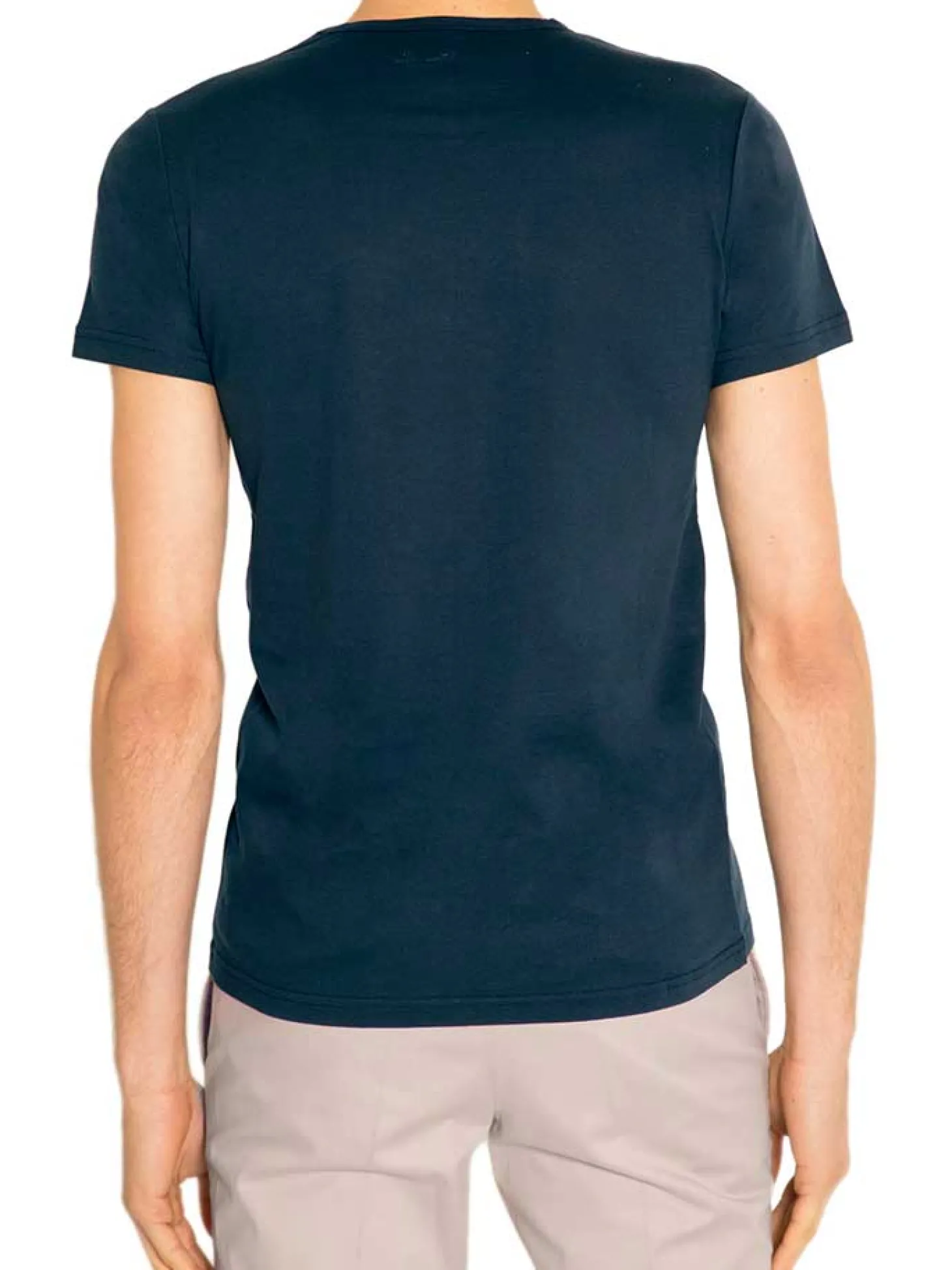 T-shirt Vivien en fil d'Écosse col V