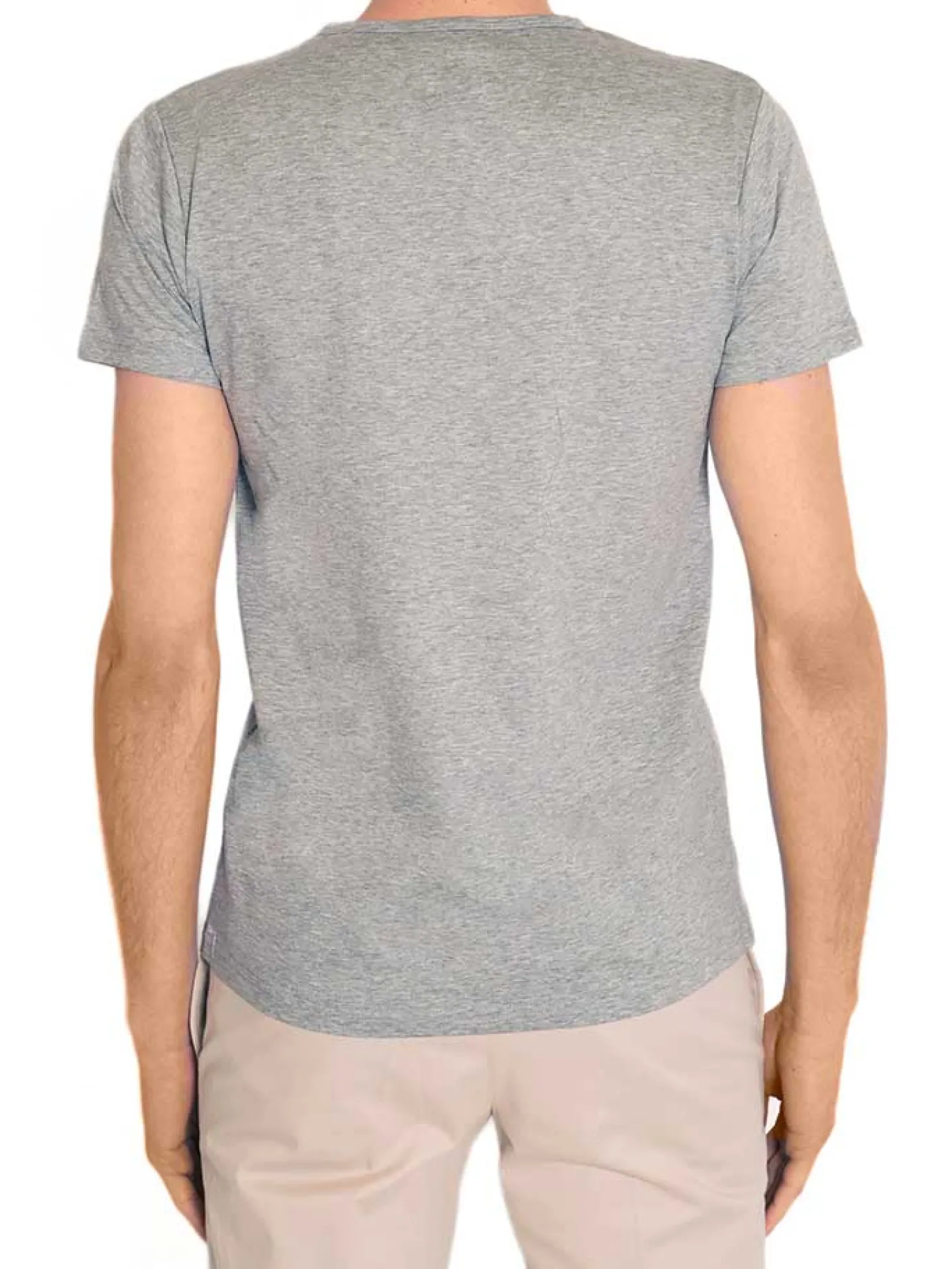 T-shirt Vivien en fil d'Écosse col V