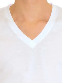 T-shirt Vivien en fil d'Écosse col V
