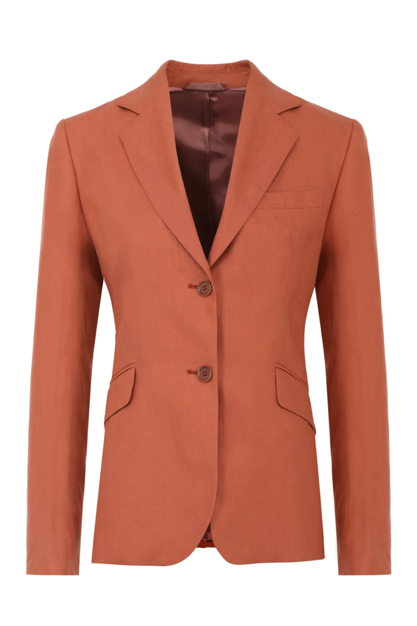 Veste Daniela cintrée en pure lin fin