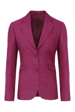 Veste Daniela cintrée en pure lin épais Angelico