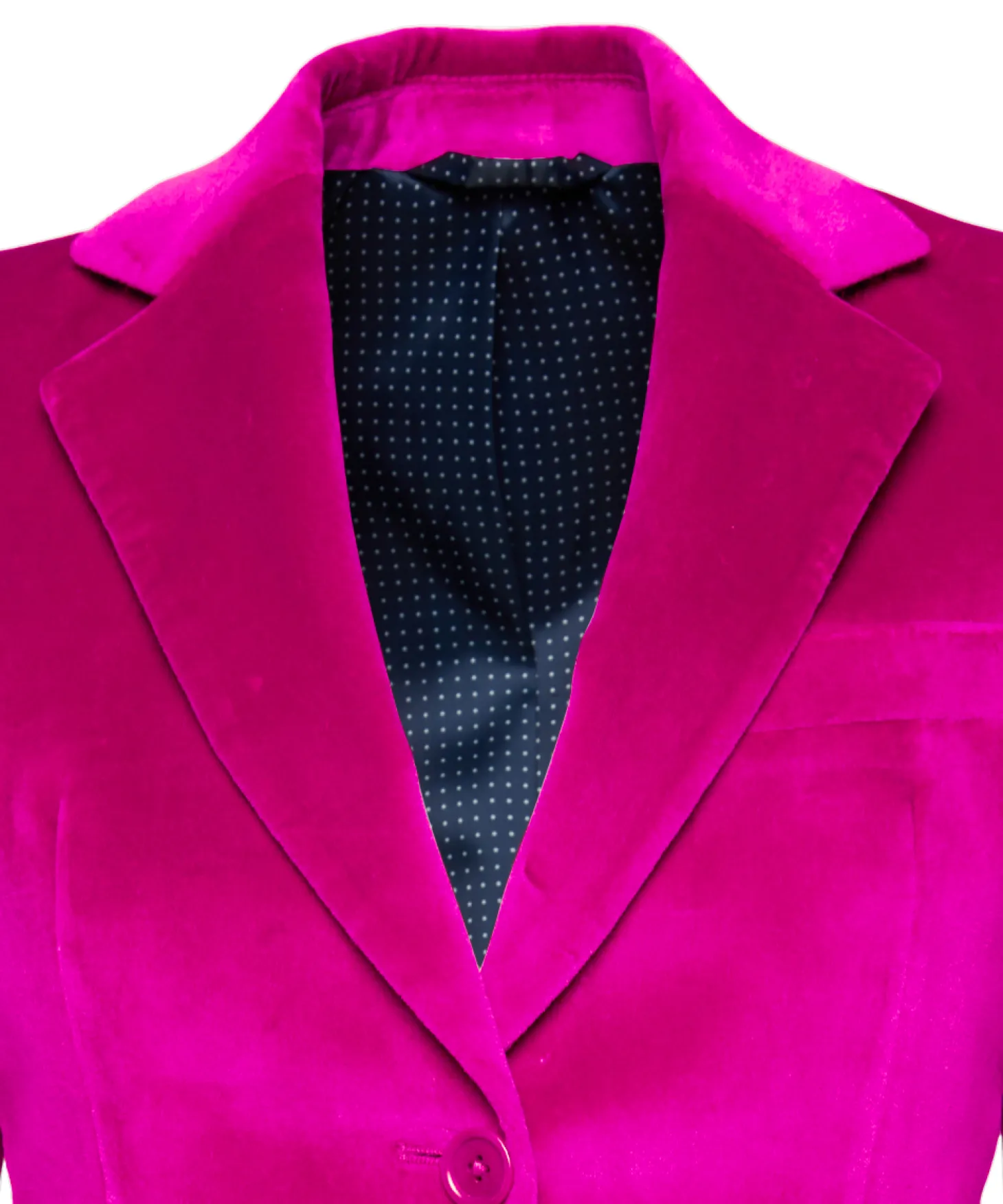 Veste Daniela velours palatine cintrée